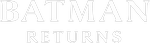 Logotipo de Batman Returns
