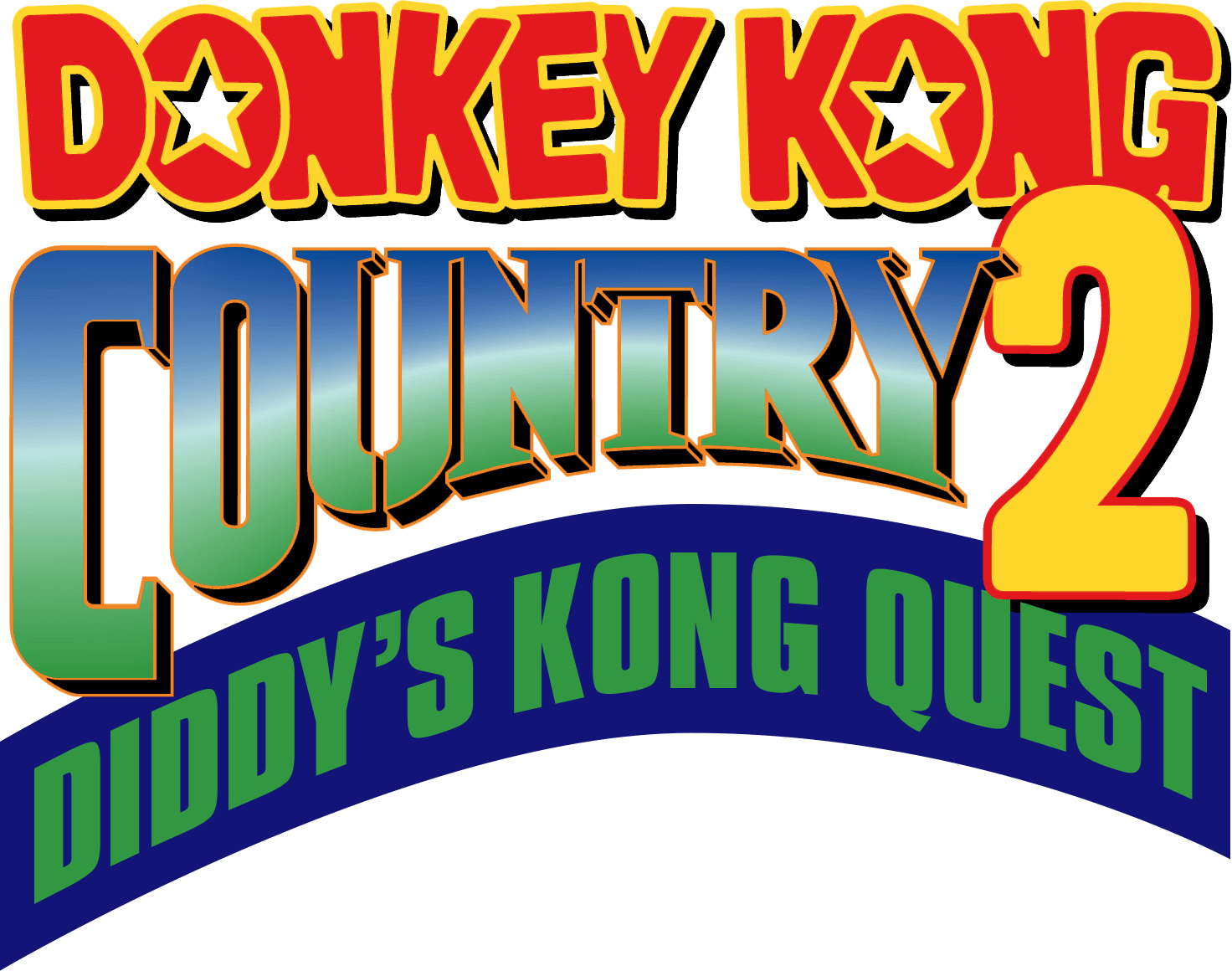 Logotipo de Donkey Kong Country 2: Diddy's Kong Quest
